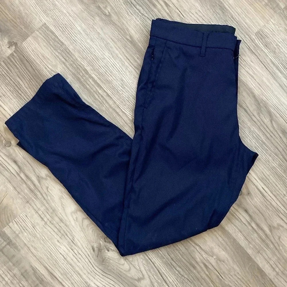 Land's End Traditional Fit Travel Chinos Navy Blue Sz 34x30 - Picture 4 of 9